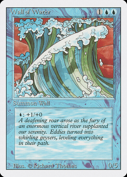 Wall of Water — art by Richard Thomas