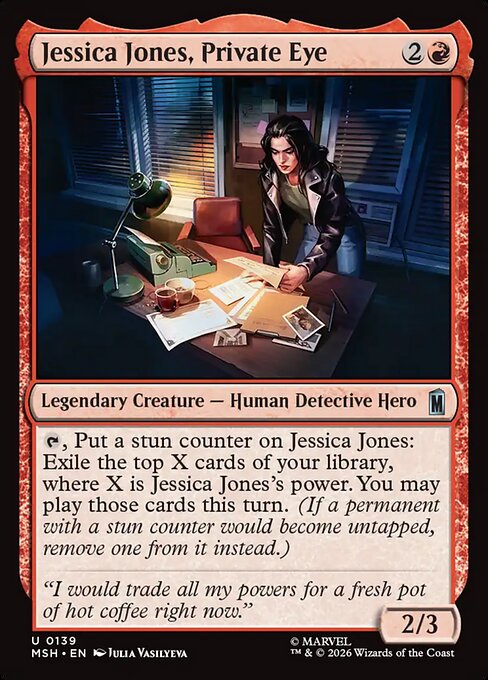 Jessica Jones, Private Eye — art by Julia Vasilyeva