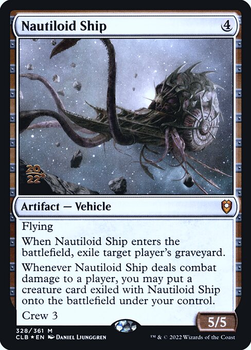 Nautiloid Ship — art by Daniel Ljunggren