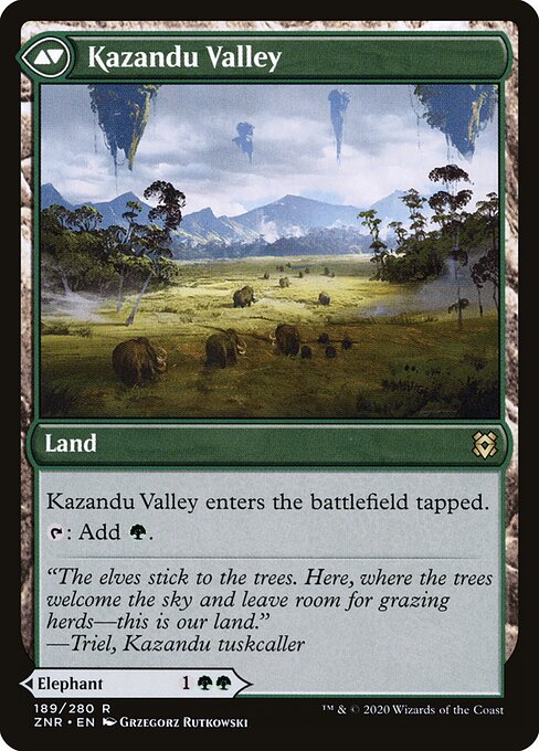 Kazandu Mammoth // Kazandu Valley — art by Grzegorz Rutkowski