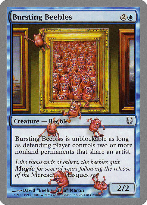 Bursting Beebles — art by David “Beeblemania” Martin