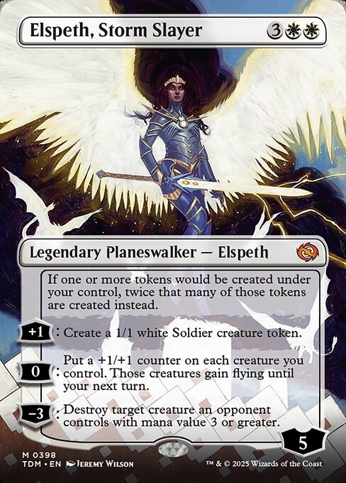 Elspeth, Storm Slayer — art by Jeremy Wilson