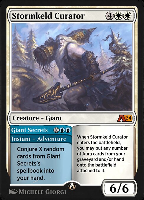 Stormkeld Curator // Giant Secrets — art by Michele Giorgi