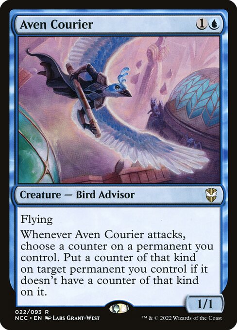 Aven Courier — art by Lars Grant-West