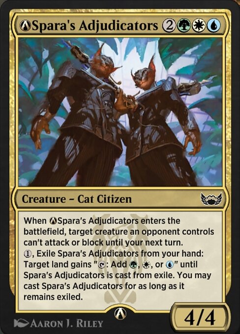 A-Spara's Adjudicators — art by Aaron J. Riley