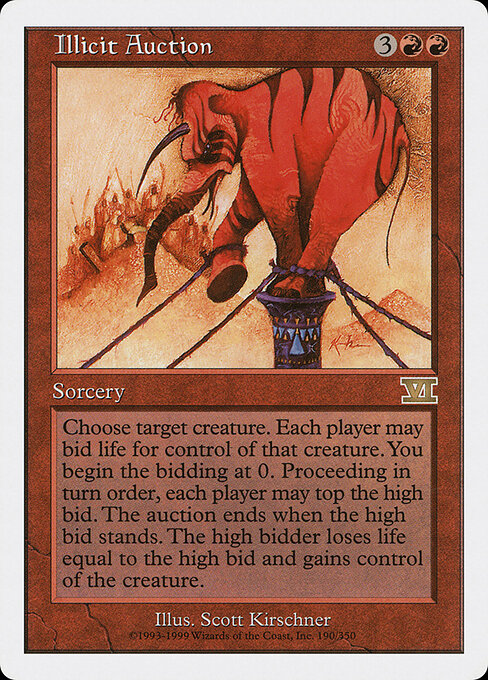 Illicit Auction — art by Scott Kirschner