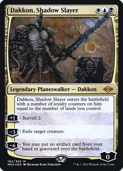 Dakkon, Shadow Slayer — art by Richard Kane Ferguson