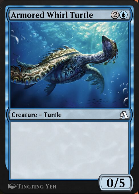 Armored Whirl Turtle — art by Tingting Yeh