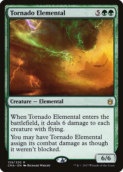 Tornado Elemental — art by Richard Wright