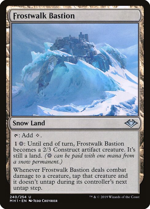 Frostwalk Bastion — art by Jedd Chevrier