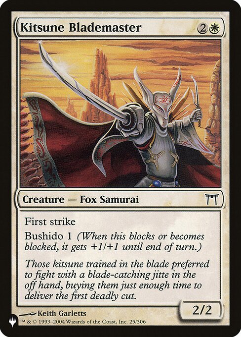 Kitsune Blademaster — art by Keith Garletts