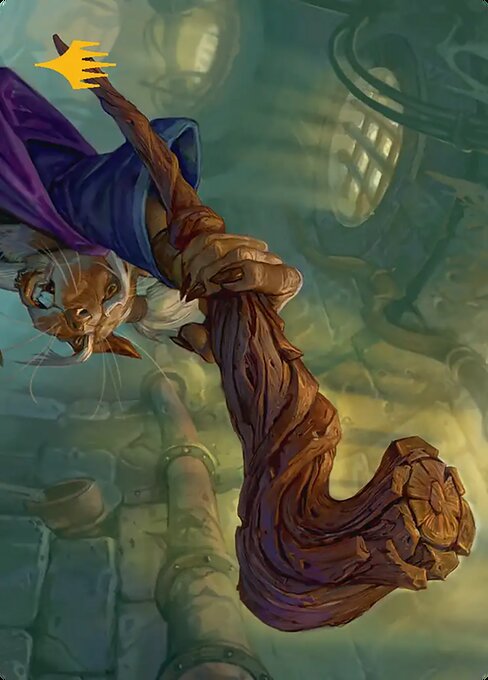 Wooden Cane // Wooden Cane — art by Zoltan Boros