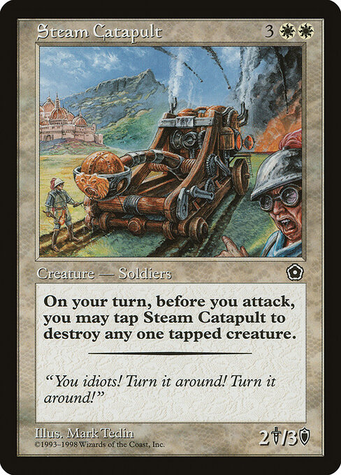Steam Catapult — art by Mark Tedin