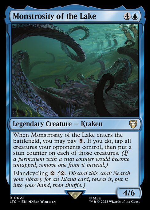 Monstrosity of the Lake — art by Ben Wootten