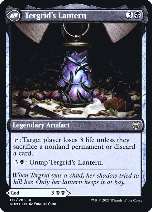 Tergrid, God of Fright // Tergrid's Lantern — art by Yongjae Choi