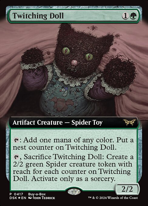 Twitching Doll — art by John Tedrick