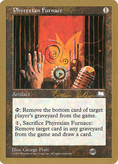 Phyrexian Furnace — art by George Pratt